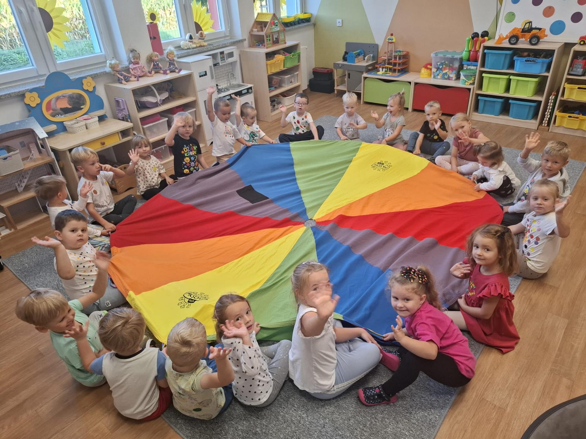 Dzień Kropki w przedszkolu w Rudniku