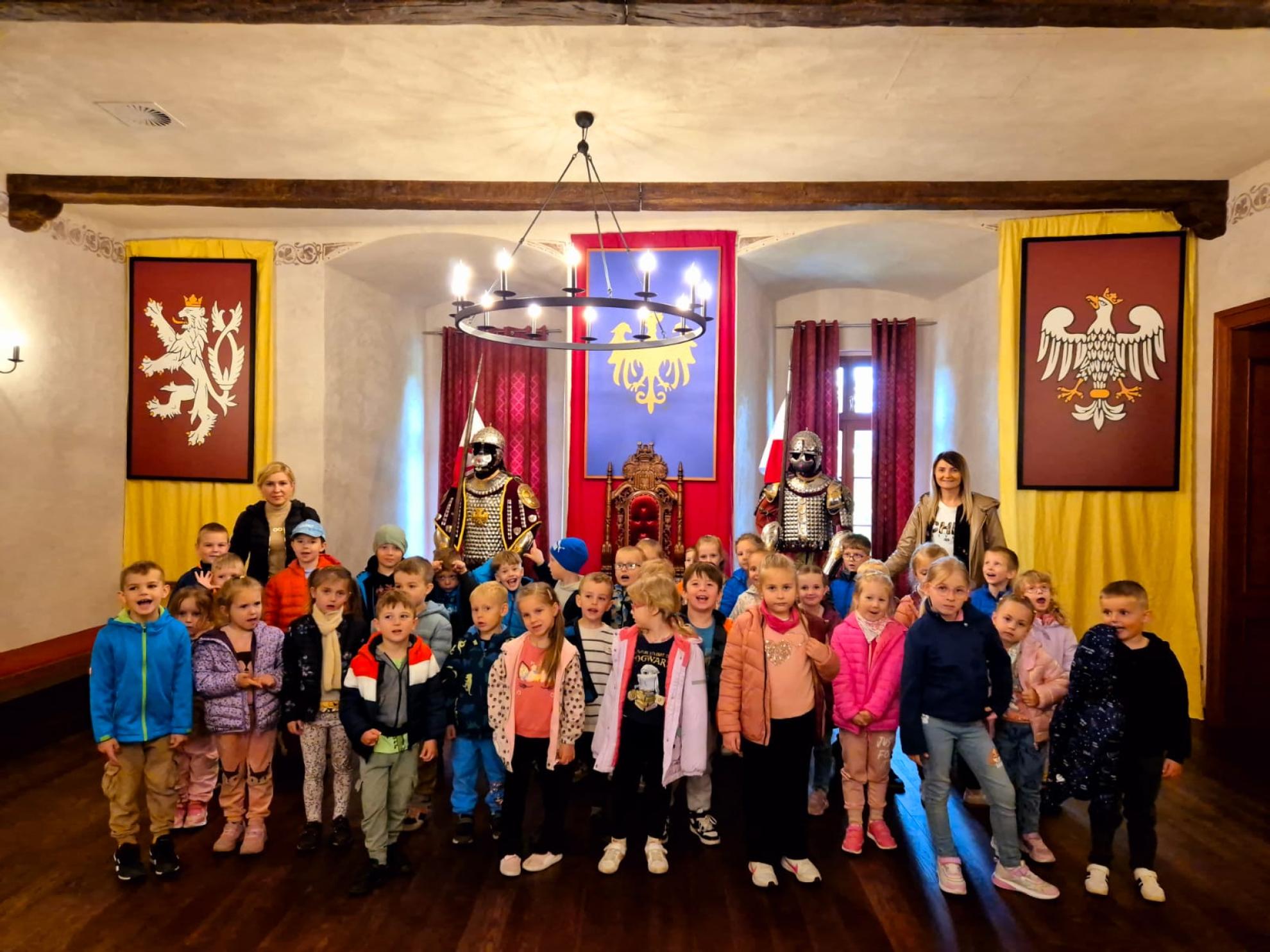 Przedszkolaki z Rudnika gościli na Zamku Piastowskim w Raciborzu