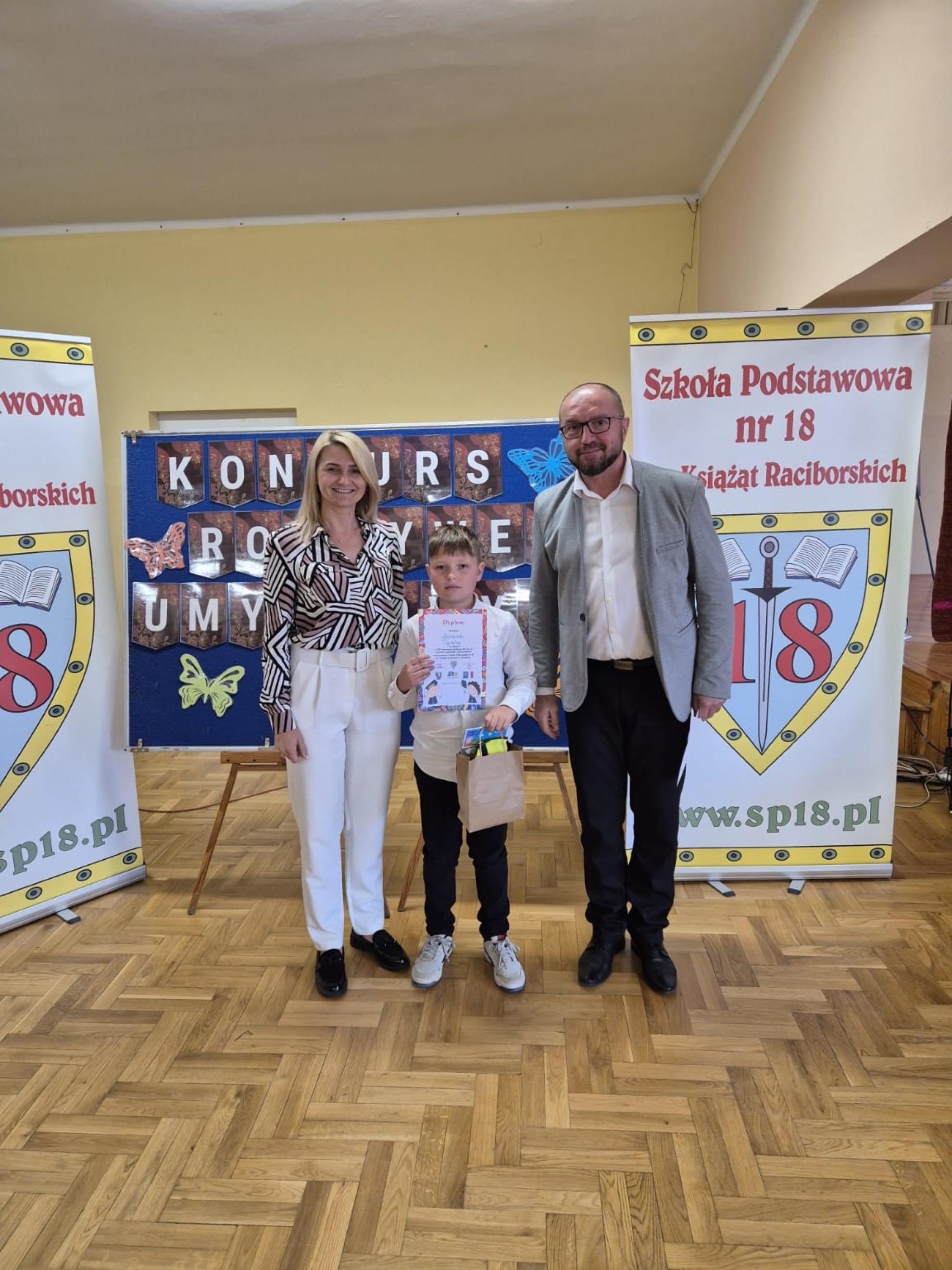 Sukces ucznia klasy II w konkursie „Mistrz rozrywek umysłowych”