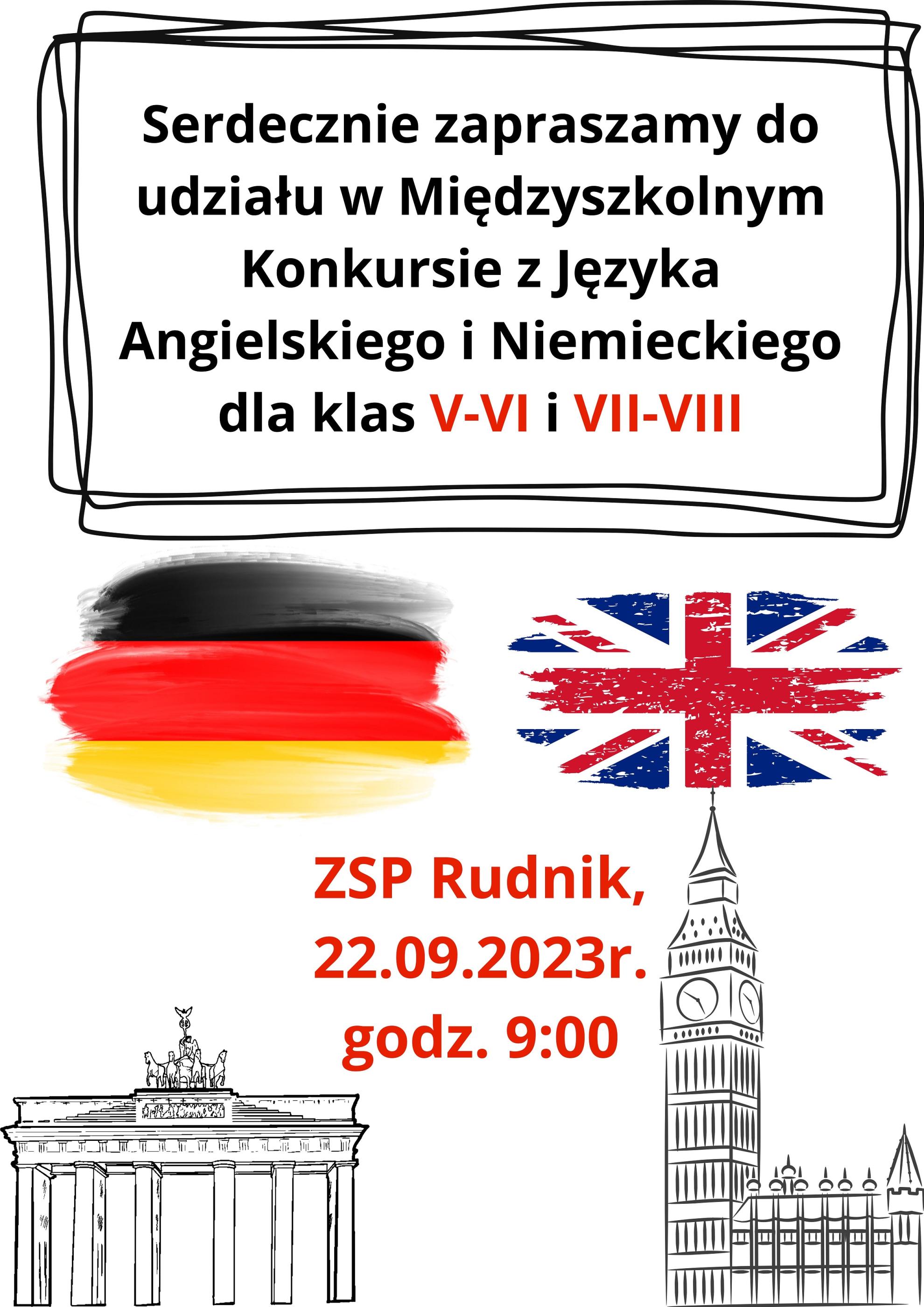 Międzyszkolny Konkurs z Języka Angielskiego i Niemieckiego