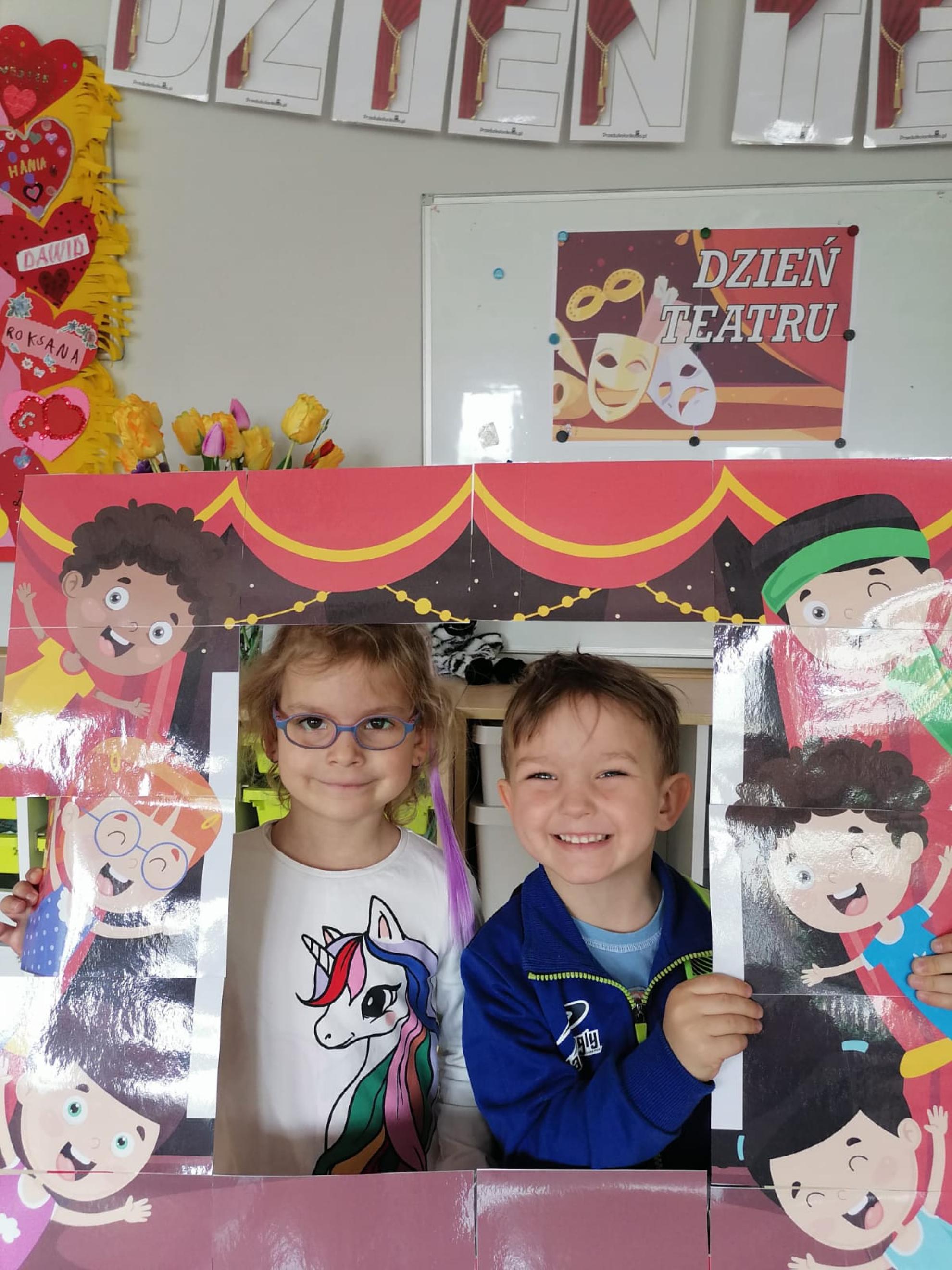 Dzień Teatru w Przedszkolu Szonowicach