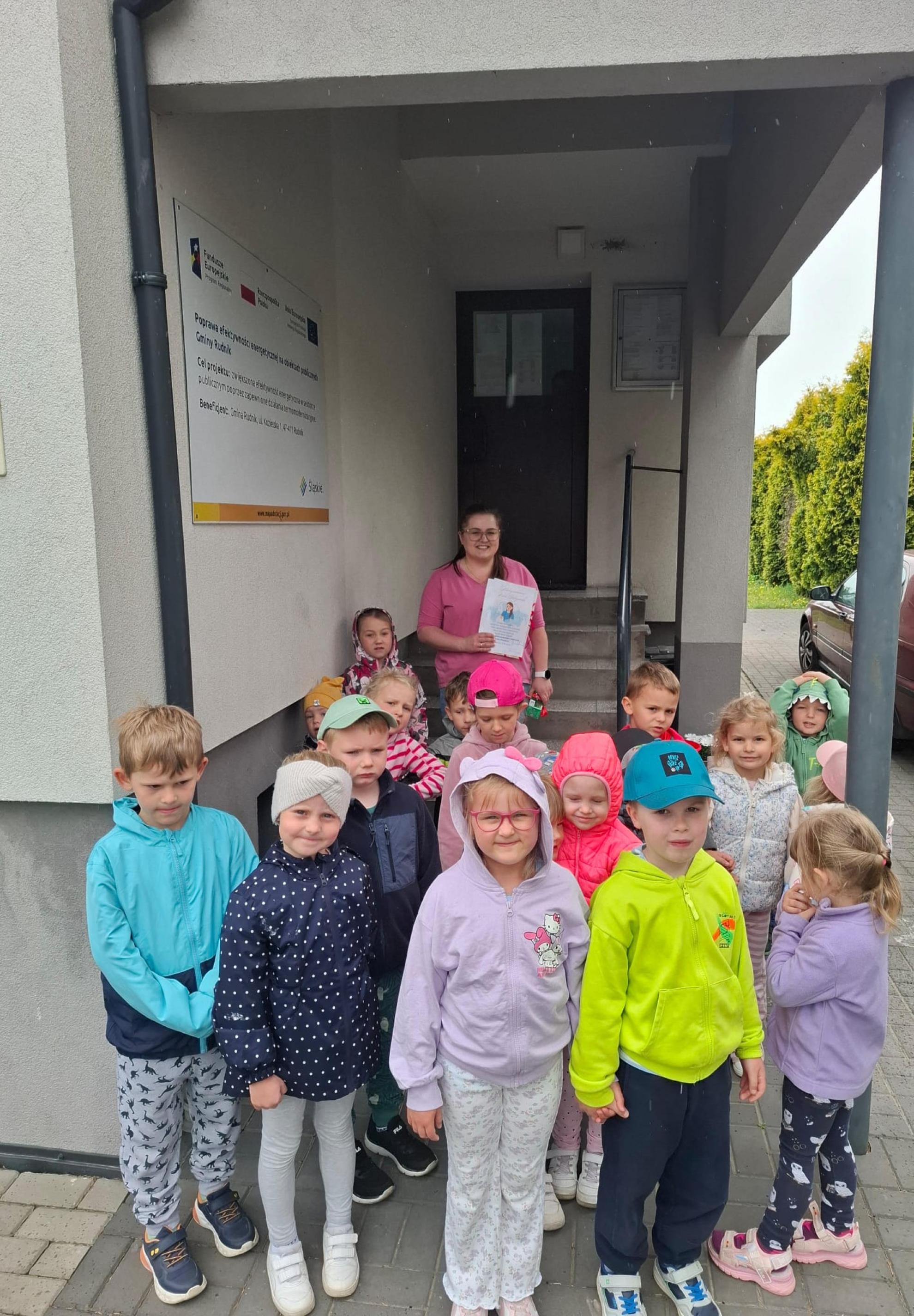 Przedszkolaki z Szonowic w Ośrodku Zdrowia