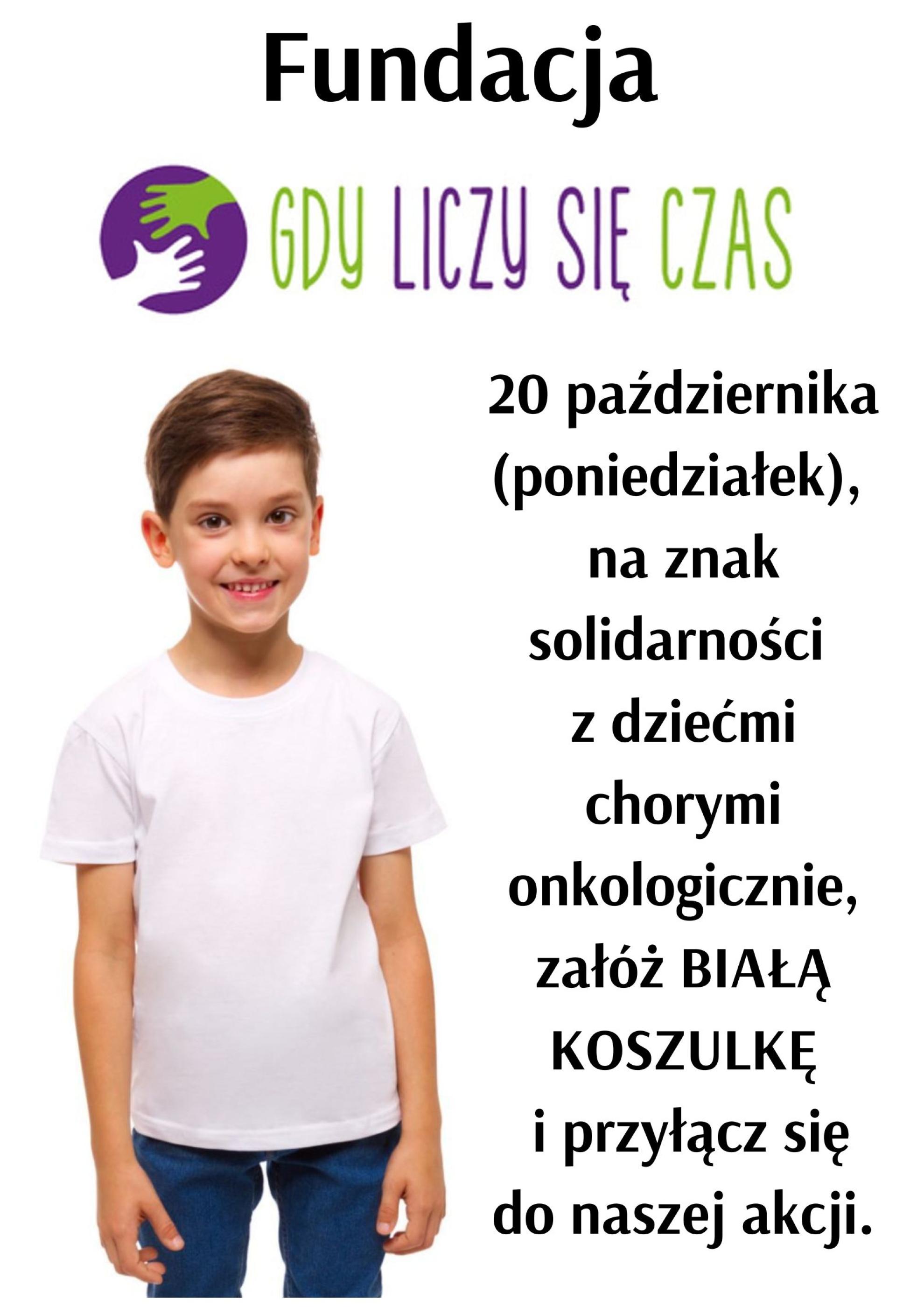 Biała koszulka - poniedziałek